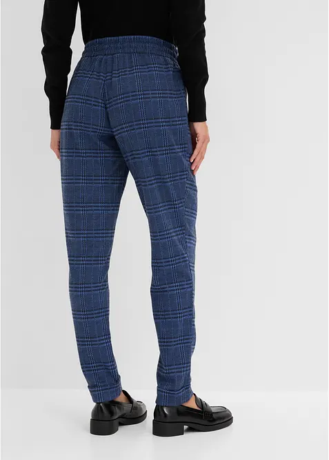 Pantalon jogger &agrave; carreaux Prince de Galles, bonprix