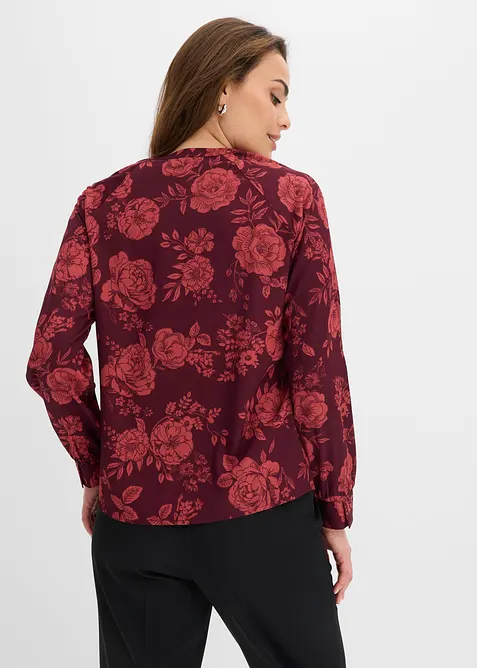 Tunique-blouse en cr&ecirc;pe l&eacute;ger, bonprix