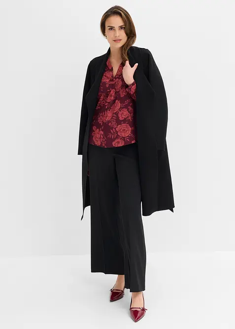 Tunique-blouse en cr&ecirc;pe l&eacute;ger, bonprix