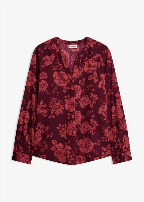 Tunique-blouse en cr&ecirc;pe l&eacute;ger, bonprix