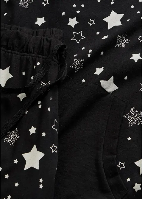 Pyjama mit Bio-Baumwolle, bonprix