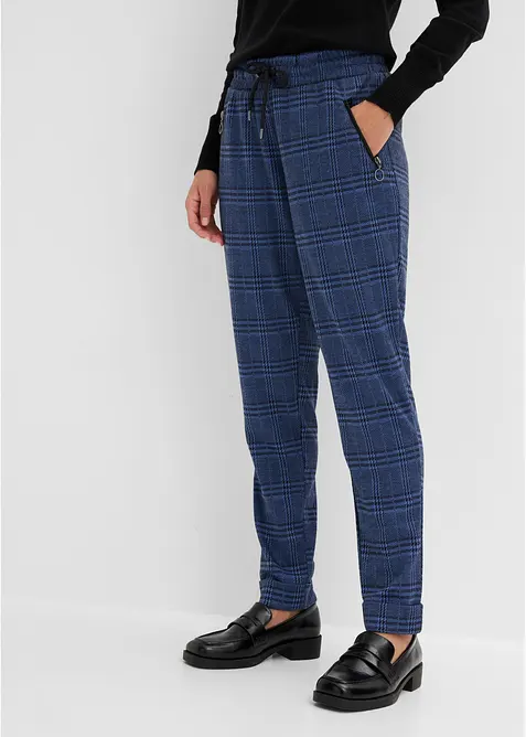 Pantalon jogger &agrave; carreaux Prince de Galles, bonprix