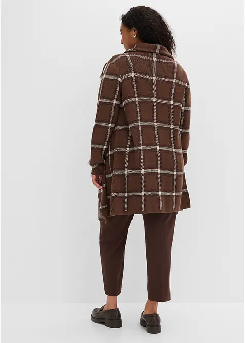 Longstrickjacke mit Fransen, bonprix