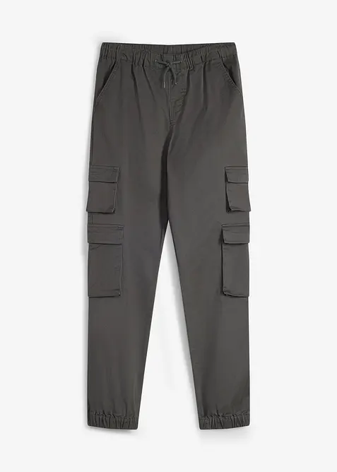 Regular Fit Stretch-Cargo-Schlupfhose mit praktischen Taschen, bonprix