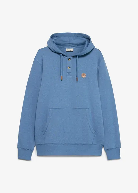 Sweat &agrave; capuche et d&eacute;tails enduits, bonprix