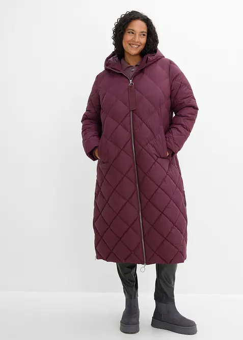 Manteau matelass&eacute; et rembourr&eacute; &agrave; capuche, bonprix
