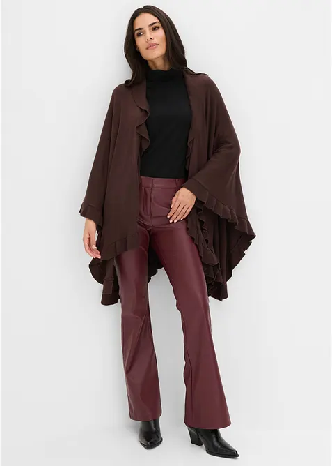 Poncho mit Kaschmiranteil, bonprix