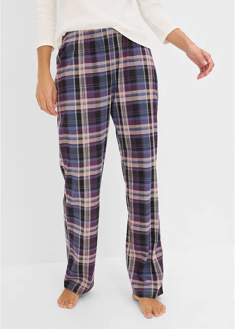 Pyjamahose aus reiner Baumwolle (3er Pack), bonprix