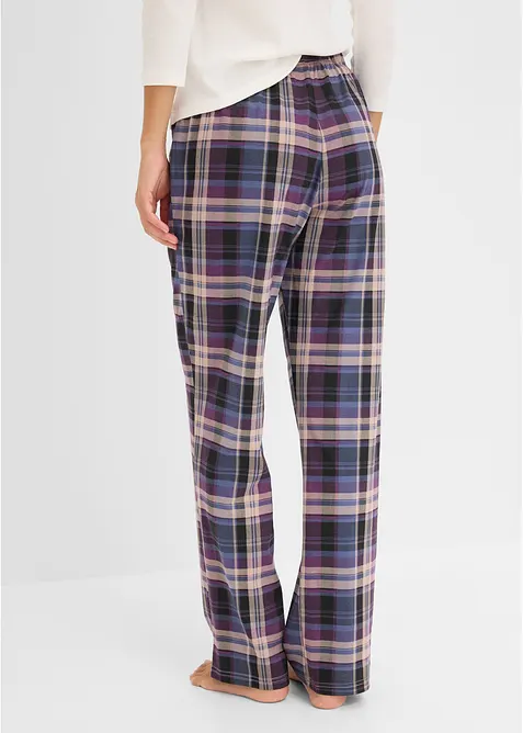 Pyjamahose aus reiner Baumwolle (3er Pack), bonprix