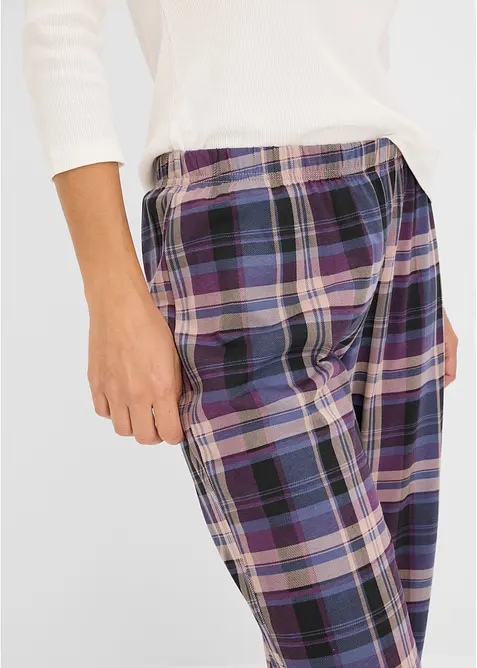Pyjamahose aus reiner Baumwolle (3er Pack), bonprix