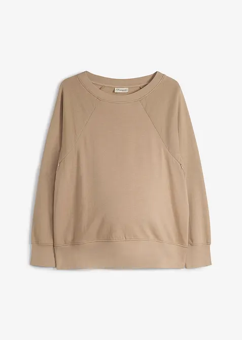 2-in-1 Umstands- und Still-Sweatshirt aus Bio-Baumwolle, bonprix