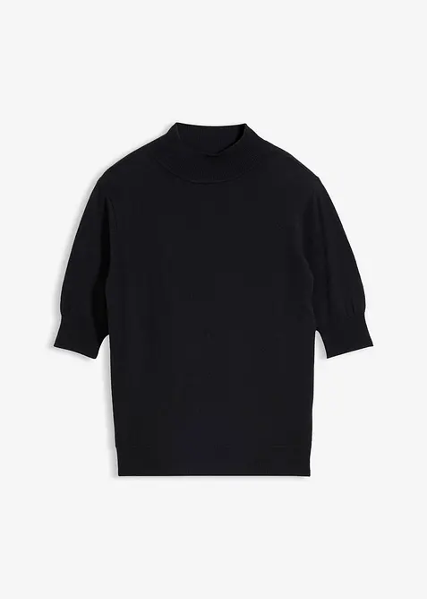 Rollkragenpullover aus weichem Woll-Mix, bonprix