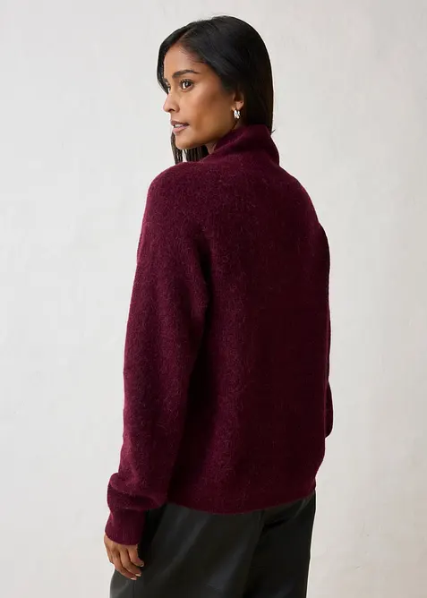 Pullover aus w&auml;rmendem Alpaka-Mix, bonprix