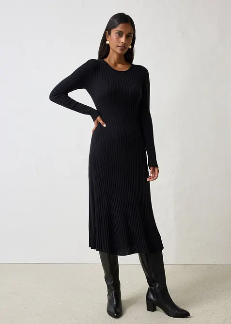 Strickkleid aus Merinowolle, bonprix