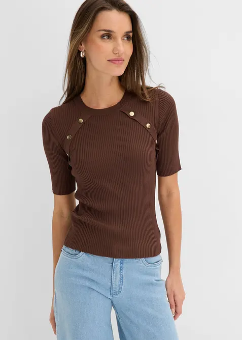 Feinstrickpullover aus softem Viskose-Mix, bonprix