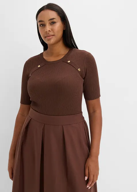 Feinstrickpullover aus softem Viskose-Mix, bonprix