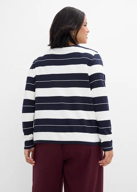 Langarmshirt aus schwerer Baumwolle, bonprix