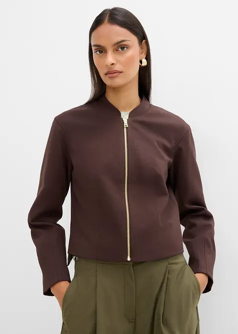 Blouson en mati&egrave;re douce, bonprix