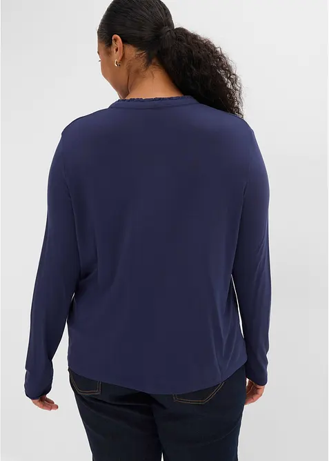 Shirt mit Stehkragen, bonprix
