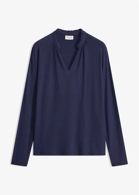 Shirt mit Stehkragen, bonprix