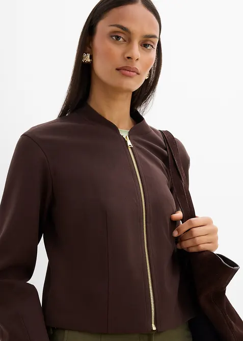 Blouson en mati&egrave;re douce, bonprix