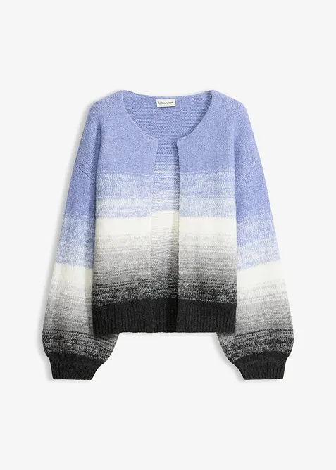 Grobstrickjacke aus weichem Woll-Mix, bonprix