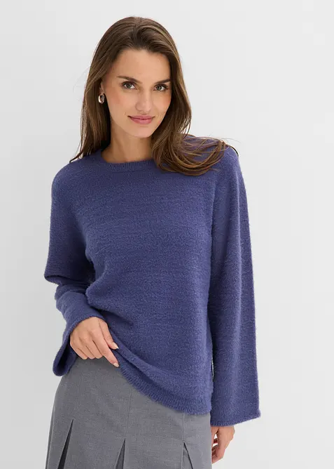 Softer Pullover mit weiten &Auml;rmeln, bonprix
