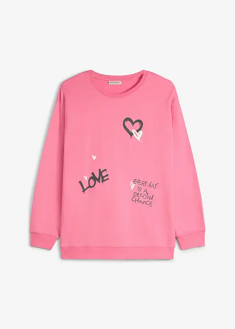 Sweatshirt aus reiner Bio-Baumwolle, bonprix