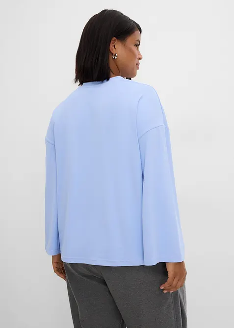 Longshirt aus flie&szlig;ender Qualit&auml;t, bonprix