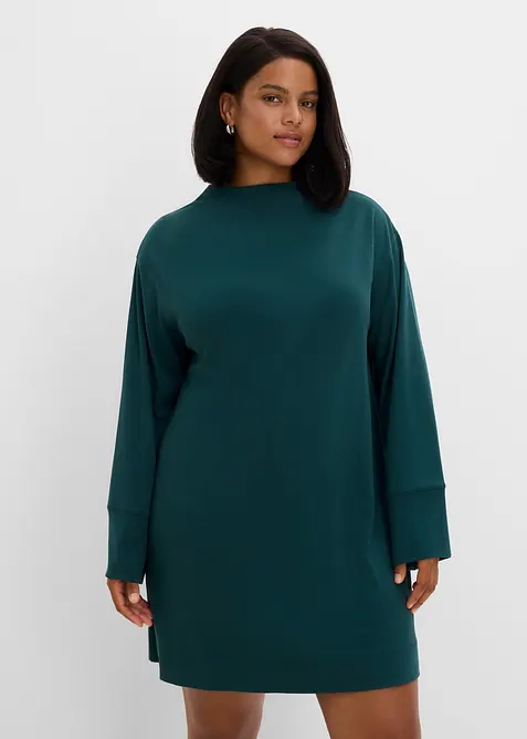 Robe-veste en Punto di Roma, bonprix