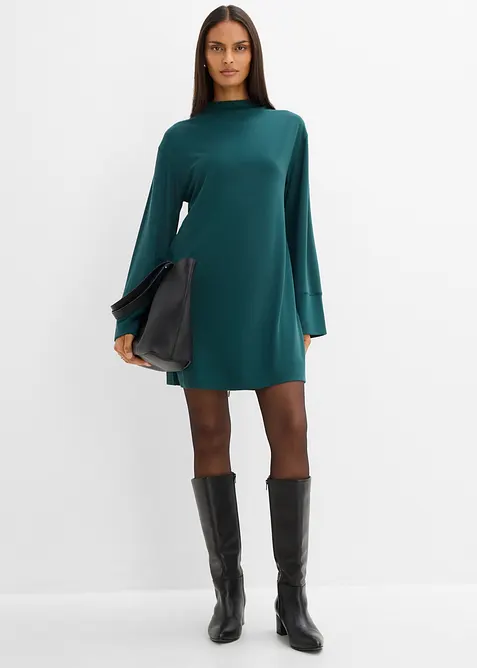 Robe-veste en Punto di Roma, bonprix