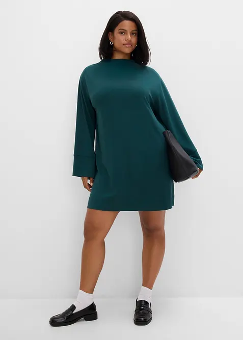 Robe-veste en Punto di Roma, bonprix
