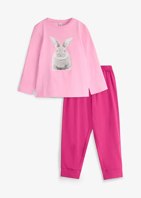 Pyjama aus reiner Bio-Baumwolle, bonprix