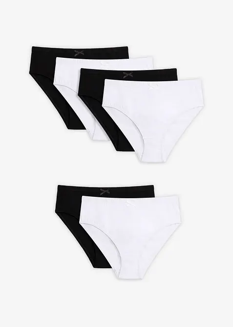 Lot de 6&nbsp;culottes &eacute;chancr&eacute;es en coton extensible, bonprix