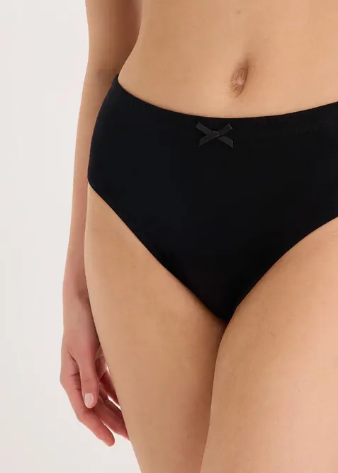 Lot de 6&nbsp;culottes &eacute;chancr&eacute;es en coton extensible, bonprix