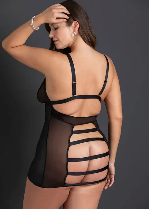Robe effet wetlook, bonprix