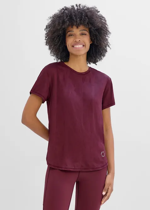 Lot de 2 T-shirts de sport &agrave; s&eacute;chage rapide, bonprix