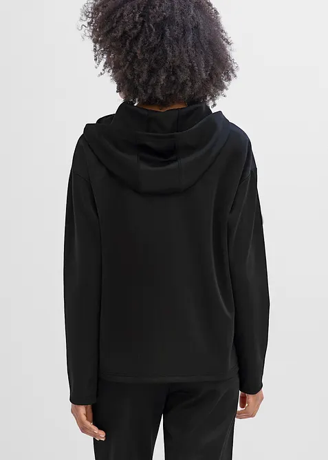 Sweat-shirt &agrave; capuche sportif et oversize, s&eacute;chage rapide, bonprix