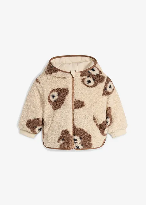 Veste reversible 2en1 en polaire peluche, bonprix