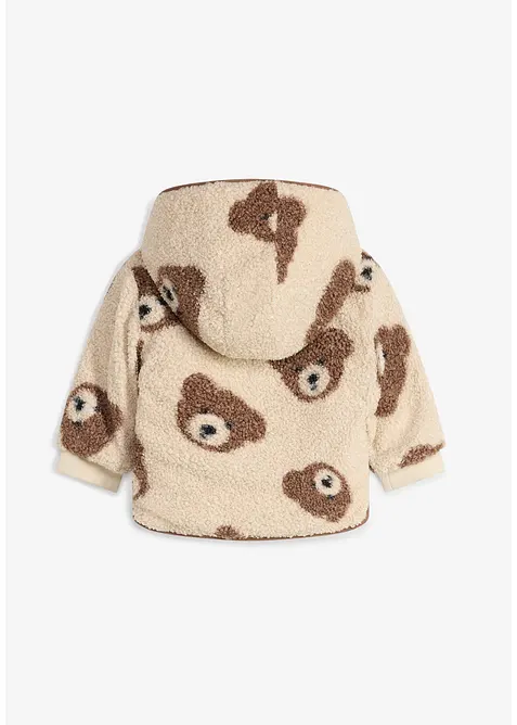 Veste reversible 2en1 en polaire peluche, bonprix