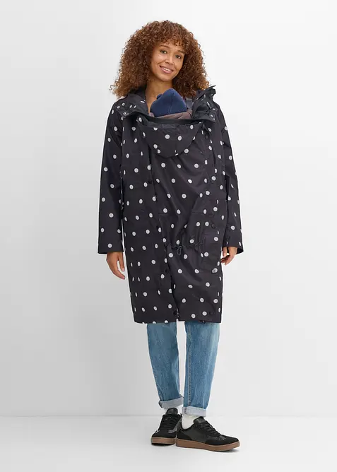 Manteau de grossesse 6en1 imperm&eacute;able avec empi&egrave;cement de portage et gilet matelass&eacute; amovible (ens. 4&nbsp;pces), bonprix