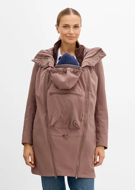 Manteau de grossesse 6en1 avec veste en polaire amovible (ens. 4&nbsp;pces), bonprix