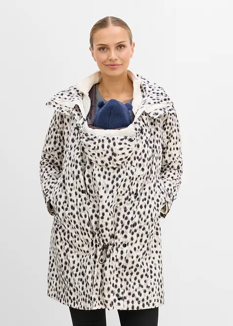 Manteau de grossesse 6en1 imperm&eacute;able avec empi&egrave;cement de portage et veste polaire amovible (ens. 4&nbsp;pces), bonprix