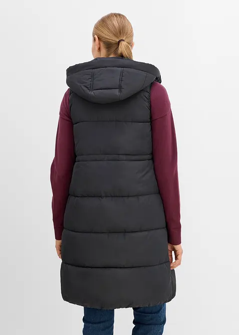 Gilet long sans manches de grossesse avec empi&egrave;cement de portage, bonprix