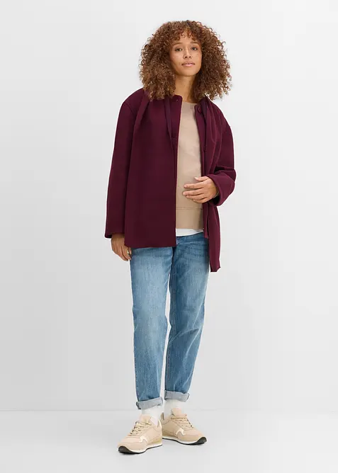 Manteau court de grossesse et de portage avec &eacute;charpe (ens. 3&nbsp;pces), bonprix
