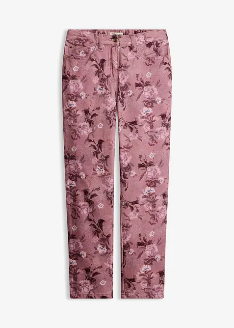 Twillhose mit Blumen-Design, bonprix