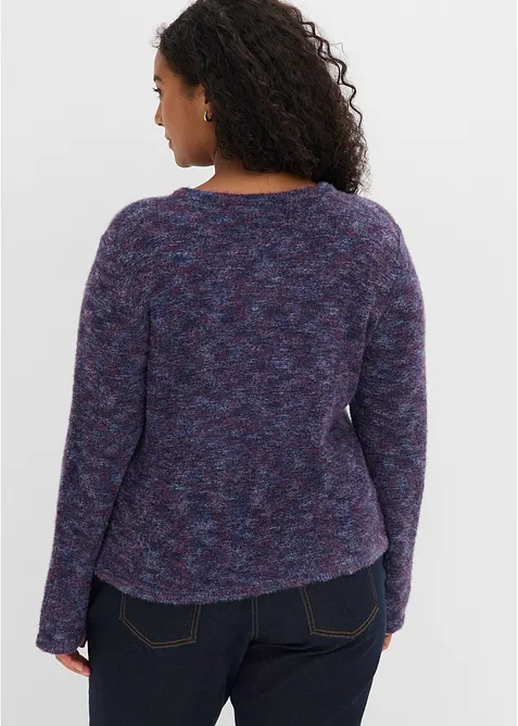 Gilet en maille avec fil brillant, bonprix