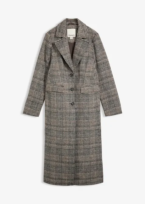 Manteau &agrave; carreaux, bonprix