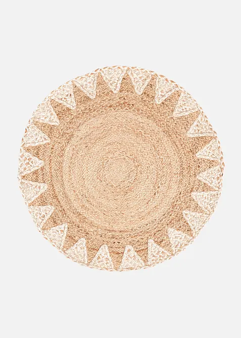 Tapis rond en jute, bonprix