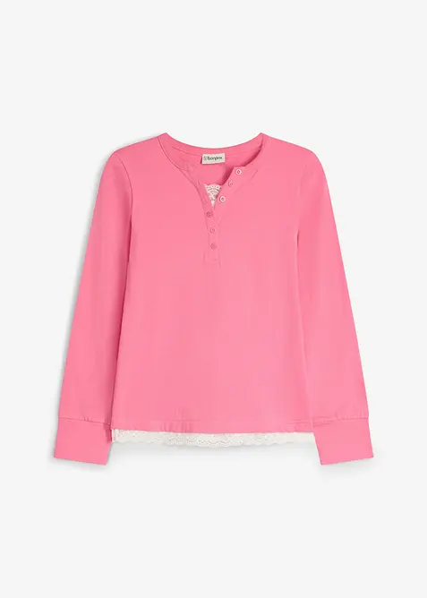 Henleyshirt 2-in-1 Look, bonprix